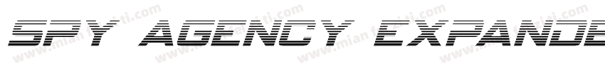 Spy Agency Expanded Italic Expanded字体转换
